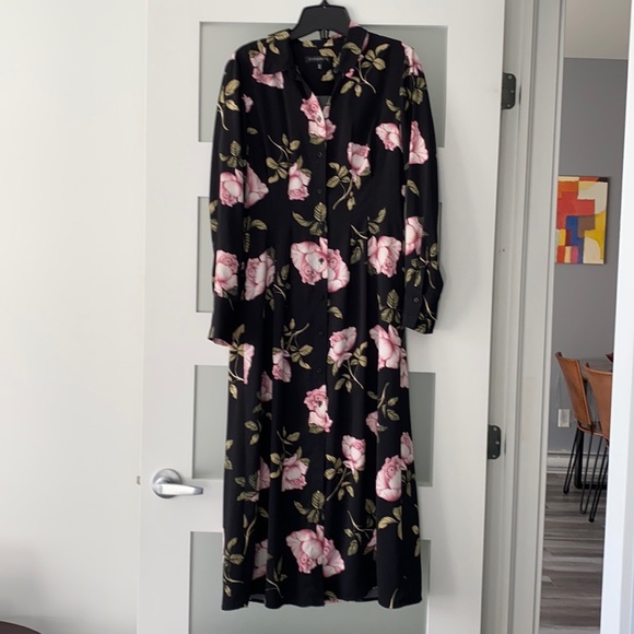 Floral Print Long Dress - Picture 1 of 6